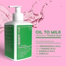 BODY+ME Oil To Milk hidratáló tusoló olaj