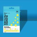 Kép 1/3 - Face Facts Blemish Patches Yellow Stars szalicilsavas pattanástapasz