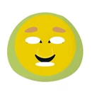 Face Facts Joy Pixels Coconut Creme fátyolmaszk kókuszkivonattal