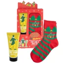 Kép 2/2 - Mad Beauty Elf Footcare and Sock Set lábápoló szett zoknival2