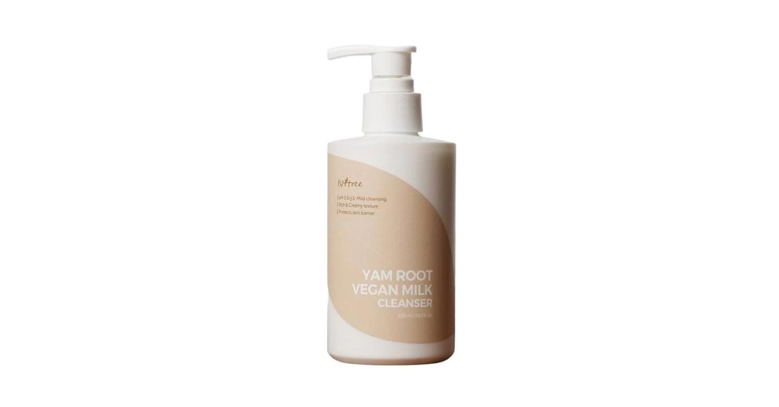 Isntree Yam Root Vegan Milk Cleanser arctisztító tej yamgyökér kivonattal