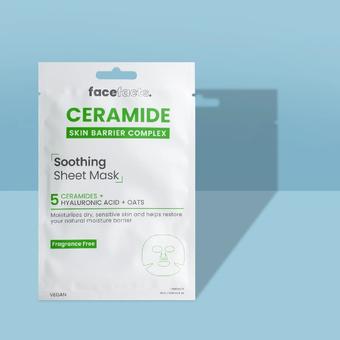 Face Facts Ceramide Soothing Sheet  Mask bőrnyugtató fátyolmaszk ceramidokkal