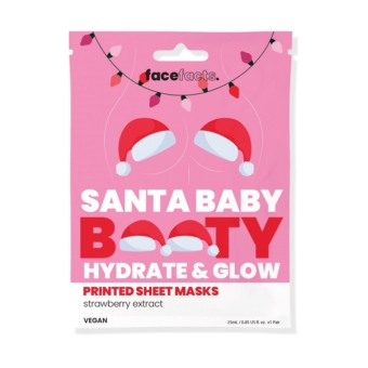 Face Facts Santa Baby tápláló fátyolmaszk fenékre eperkivonattal
