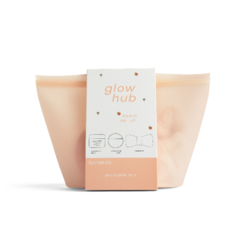 glow-hub-peach-me-up-taplalo-es-hidratalo-borapolo-szett-ajandek-hajpanttal