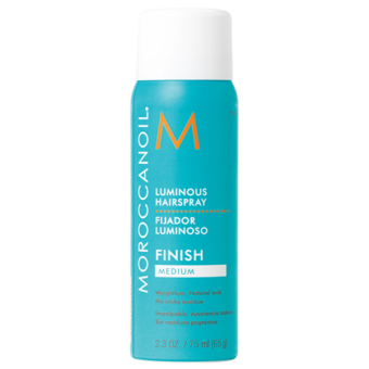 Moroccanoil Fixativ Luminous Hairspray Medium közepes erősségű ápoló hajlakk