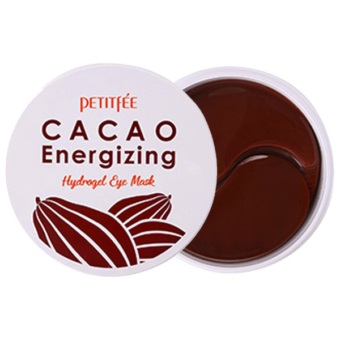 Petitfée Cacao Energizing Hydrogel Eye Mask energetizáló szemkörnyékápoló tapaszok kakaókivonattal