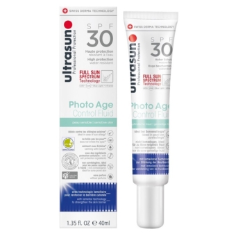 Ultrasun Photo Age Control Fluid SPF30  arcra való fényvédő érzékeny bőrre