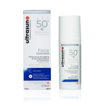 Ultrasun Face Anti-pigmentation SPF50 illatmentes fényvédő arcra pigmentfoltok ellen 