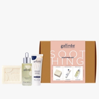 Gallinée Soothing Set probiotikus bőrnyugtató szett 3 termékkel