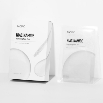 Nacific Niacinamide Brightening ragyogást fokozó maszk niacinamiddal