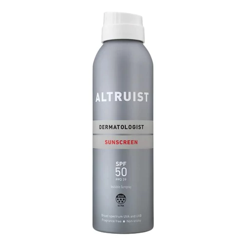 Altruist Dermatologist Invisible Sunspray fényvédő permet testre SPF50