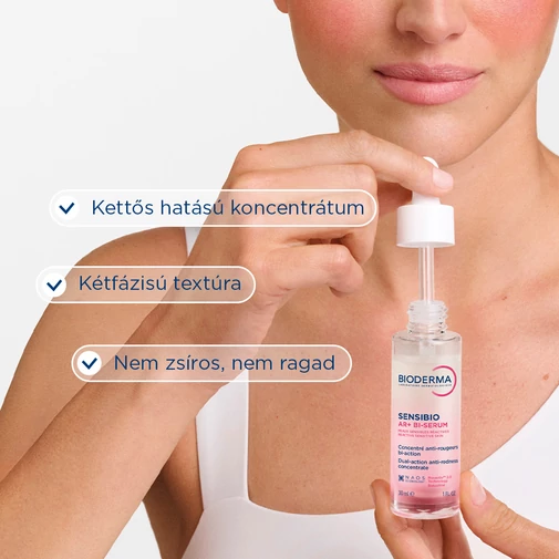 Bioderma Sensibio AR+ Bi szérum rosaceás bőrre