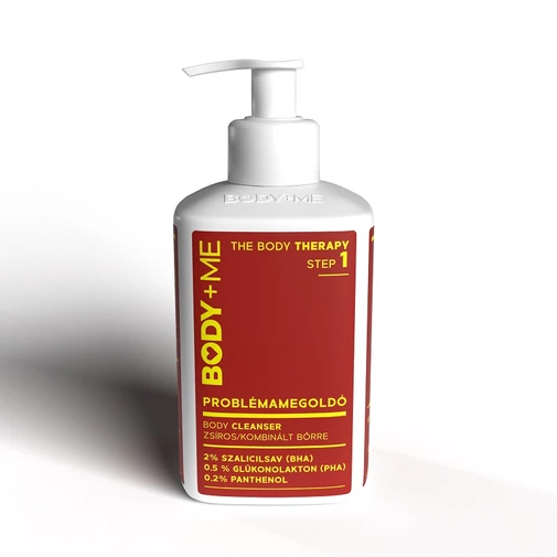 BODY+ME Problémamegoldó body cleanser BHA- és PHA-savval