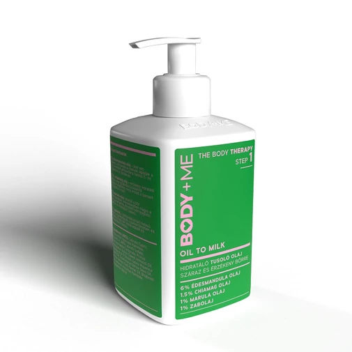 BODY+ME Oil To Milk hidratáló tusoló olaj