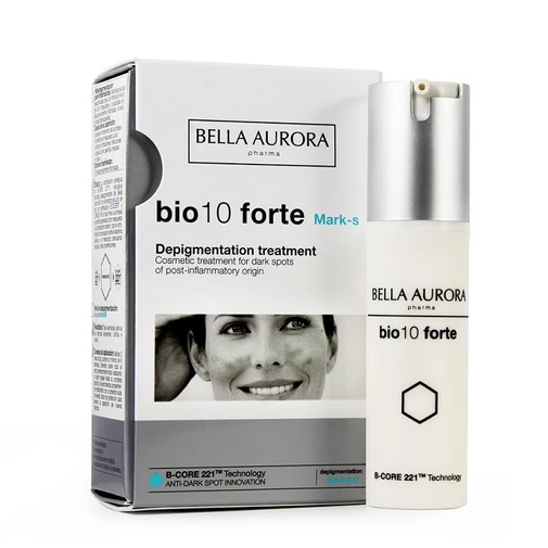 Bella Aurora Bio10 Forte MARK-S szérum gyulladásos eredetű pigmentfoltok halványítására