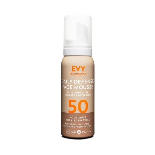 EVY Technology Daily Defense Face Mousse fényvédő SPF50 