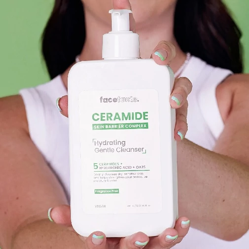 Face Facts Ceramide Hydrating Gentle Cleanser hidratáló arctisztító ceramidokkal