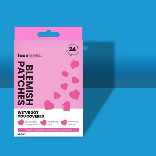 Face Facts Blemish Patches Pink Hearts szalicilsavas pattanástapasz