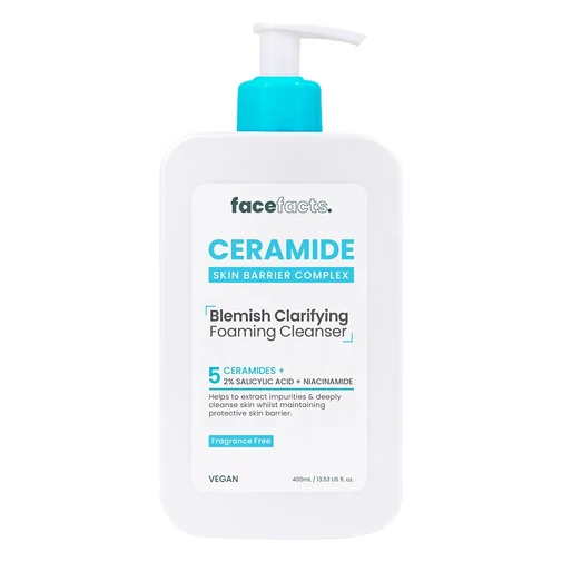 Face Facts Ceramide Blemish habzó tisztító problémás bőrre szalicilsavval