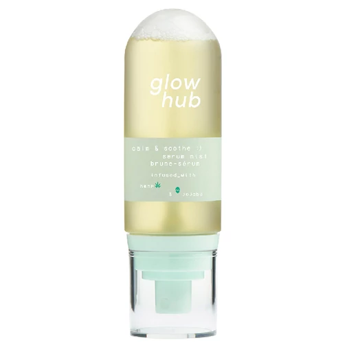 glow-hub-calm-&amp;amp;-soothe-bornyugtato-hatasu-szerumos-arcpermet 1