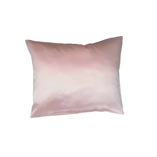 Infinite Blush púderrózsaszín selyemszatén párnahuzat 40x50 cm