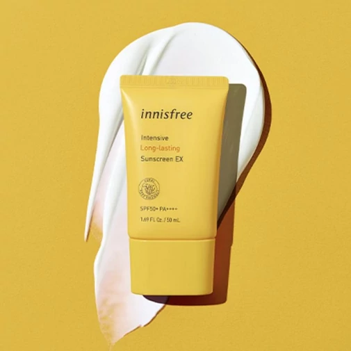  Innisfree Intensive Long Lasting Sunscreen tartós hatású fényvédő arcra SPF50