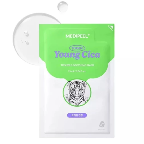 Medi-Peel PDRN Young Cica Trouble Soothing bőrnyugtató fátyolmaszk