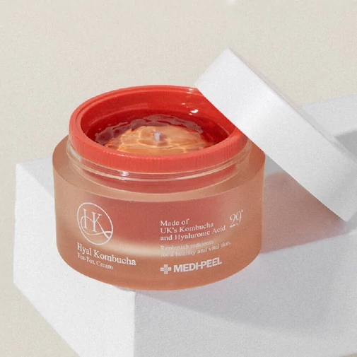 Medi-Peel Hyal-Kombucha Tea Tox Cream hidratáló probiotikumokkal