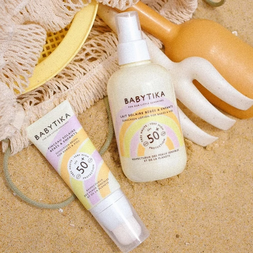Mimitika Babytika ecsetes fényvédő babáknak és gyerekeknek SPF50
