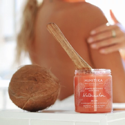 Mimitika Watermelon Body Scrub görögdinnyés testradír