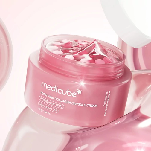 Medicube PDRN Pink Collagen Capsule feszesítő hidratáló