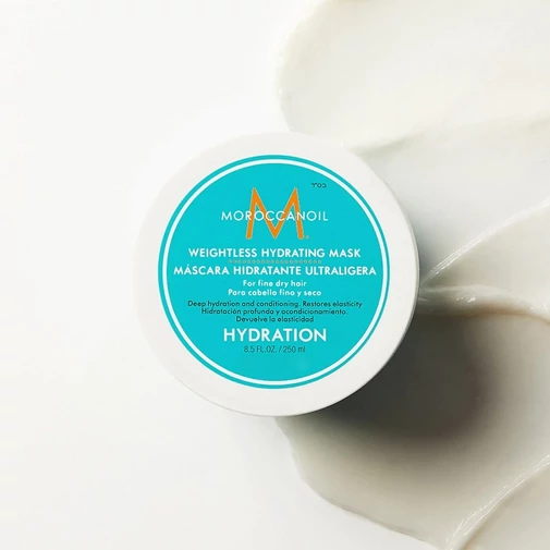 Moroccanoil Weightless Hydrating Mask hidratáló hajpakolás argánolajjal vékony szálú hajra