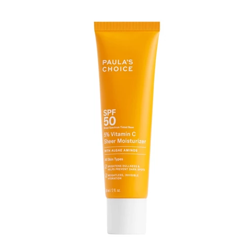 Paula’s Choice 5% Vitamin C Sheer Moisturizer fényvédő fluid SPF 50 