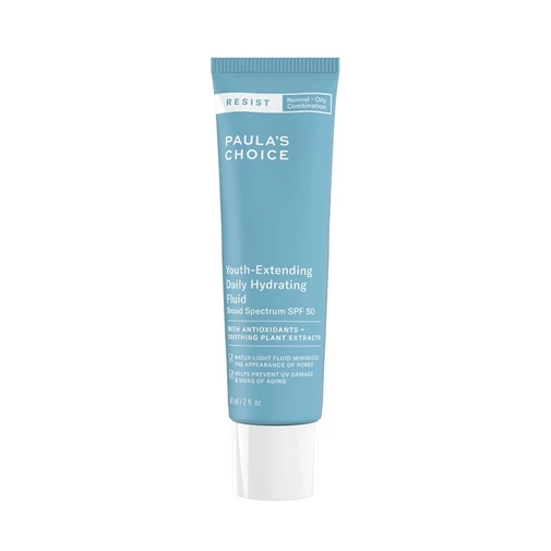 Paula’s Choice RESIST Youth-Extending Daily Hydrating Fluid fényvédő zsíros/kombinált bőrre SPF 50