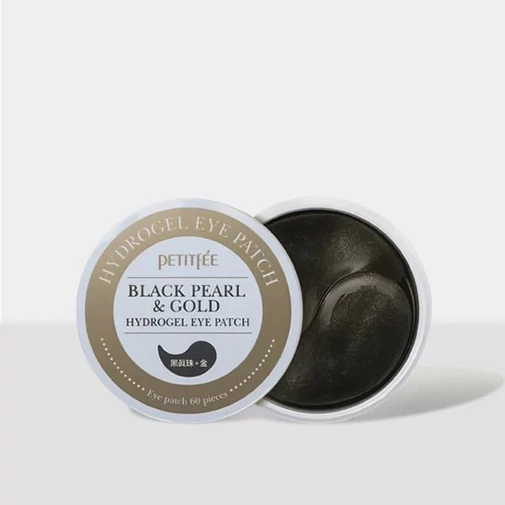 Petitfée Black Pearl &amp;amp; Gold hidrogéles szemkörnyékápoló tapasz fekete gyöngykivonattal