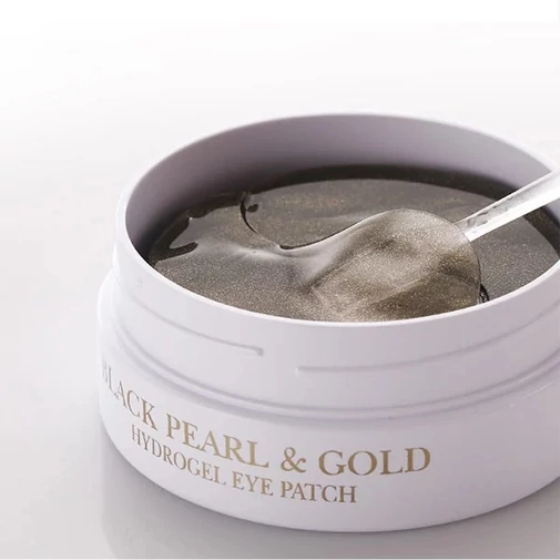 Petitfée Black Pearl &amp;amp; Gold hidrogéles szemkörnyékápoló tapasz fekete gyöngykivonattal