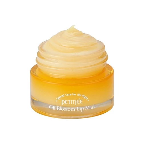 Petitfée Oil Blossom éjszakai ajakápoló maszk homoktövisolajjal