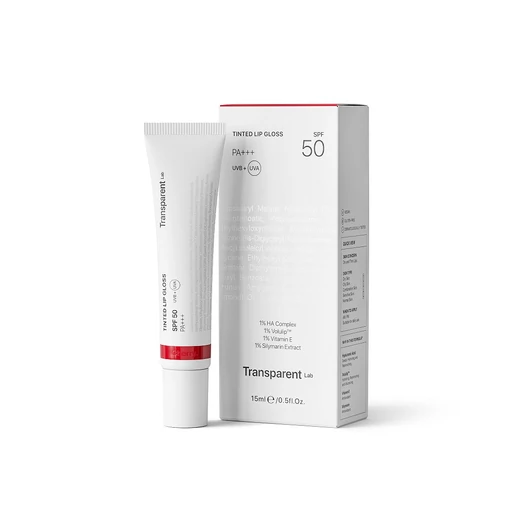 Transparent Lab Tinted Gloss színezett ajakápoló Cherry árnyalat SPF50
