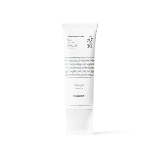 Transparent Lab Lightweight Sunscreen ultrakönnyű fényvédő SPF50