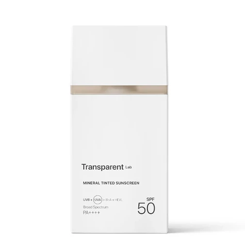 Transparent Lab Mineral Tinted Sunscreen színezett ásványi fényvédő Medium árnyalat SPF 50