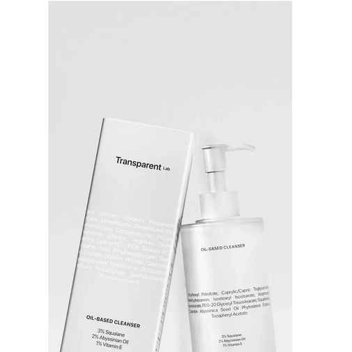 Transparent Lab Oil  Based Cleanser olajos arclemosó szkvalánnal