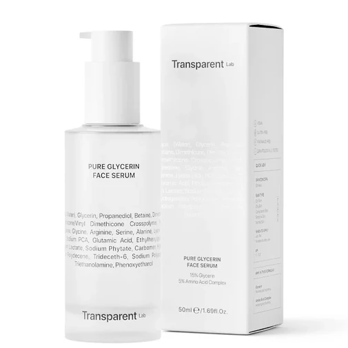 Transparent Lab Pure Glycerin Face Serum hidratáló szérum glicerinnel