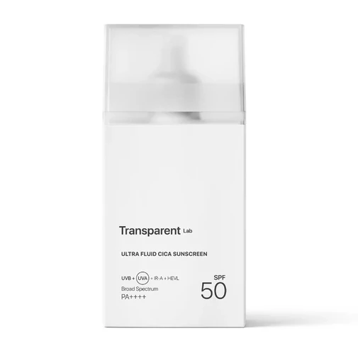 Transparent Lab Ultra Fluid Cica hibrid szűrős fényvédő SPF 50