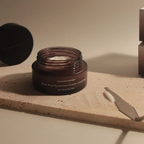 HaruHaru Wonder Black Rice Hyaluronic Cream illatmentes hidratáló krém hialuronsavval