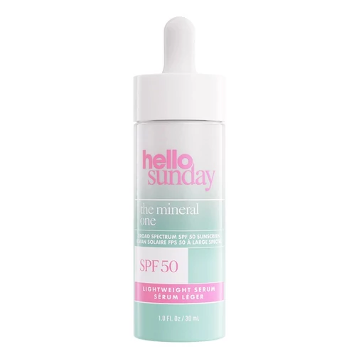 Hello Sunday The Mineral One Lightweight ásványi fényvédő szérum arcra SPF50