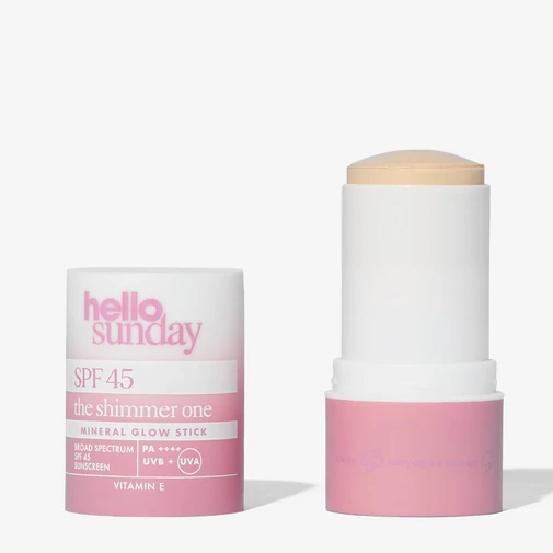 Hello Sunday The Shimmer One illatmentes ásványi fényvédő stift SPF45