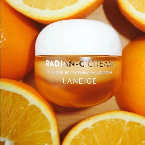 laneige-radian-C-pigmentfolt-halvanyito-arckrem-C-vitaminnal 