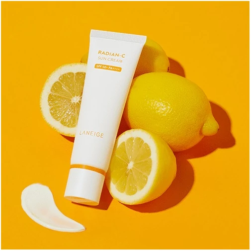 Laneige Radian-C fényvédő pigmentfoltos bőrre SPF50