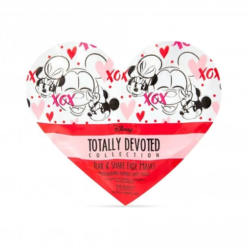 Mad Beauty Mickey és Minnie egér dupla fátyolmaszk csomag