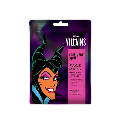 MAD Beauty Disney Gonoszok 4 darabos fátyolmaszk szett